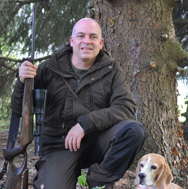 Michael bei der Jagd